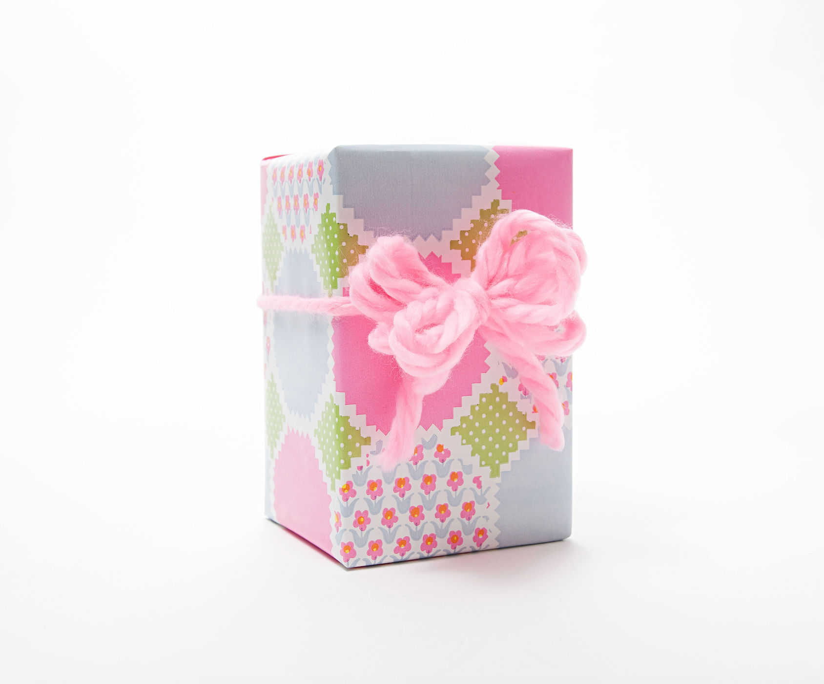 Retro Pastel Quatrefoil Vintage Paper